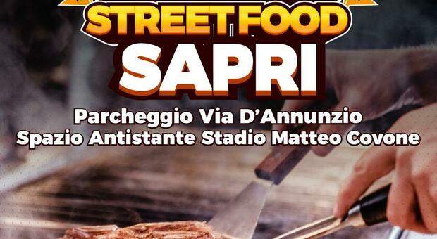 La locandina dell'appuntamento di international street food a Sapri