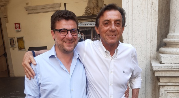 Sergio Giordani e il (molto) probabile vicesindaco Andrea Micalizzi