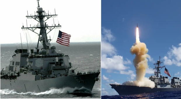 Le navi da guerra Usa hanno abbattuto i missili iraniani con l'intercettatore missilistico SM-3: non era mai stato usato