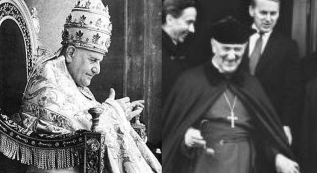 2 dicembre 1960 Papa Giovanni XXIII riceve in Vaticano l'arcivescovo di Canterbury