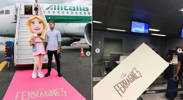 Ferragnez, bufera sul volo Alitalia brandizzato: Di Maio chiede spiegazioni alla compagnia aerea