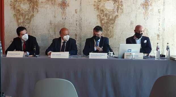 L’incontro al Seeport di Ancona con il presidente Acquaroli e i vertici della Camera di commercio