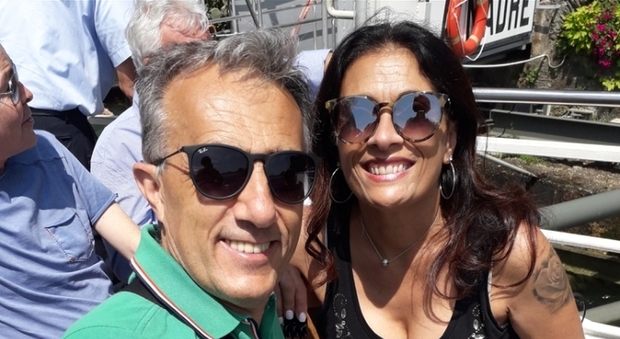 Il sindaco Franco Caprioli con la compagna Sabrina Il sindaco Franco Caprioli con la compagna Sabrina
