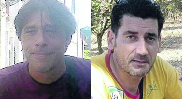 La vittima Ivano Gritti a sinistra e Ciro Esposito l'omicida