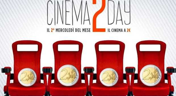 Da oggi parte il Cinema 2 Day: film a 2 euro ogni secondo mercoledì del mese