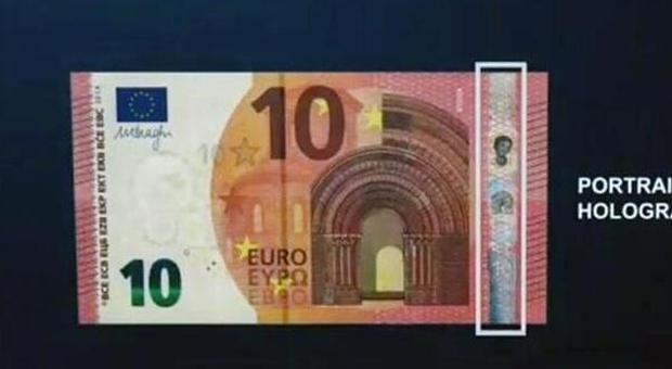 La nuova banconota da dieci euro