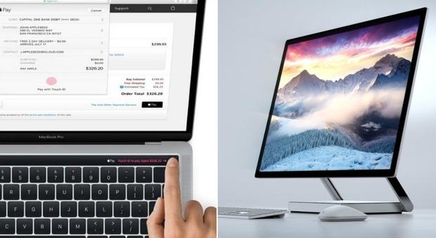 Macbook Pro contro Surface Studio: va in scena la sfida dei super-pc tra Apple e Microsoft