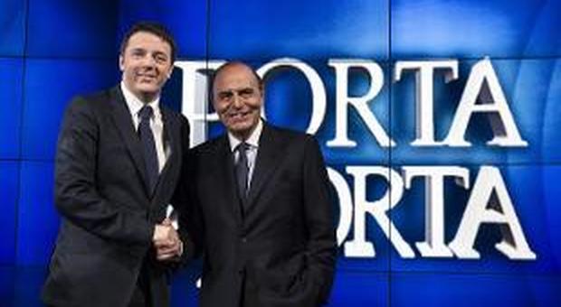 Matteo Renzi e Bruno Vespa