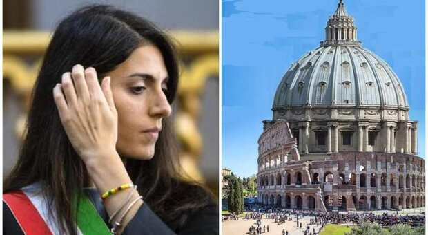 Roma, Virginia Raggi e «la Cupola del Colosseo»: nuova gaffe per la sindaca