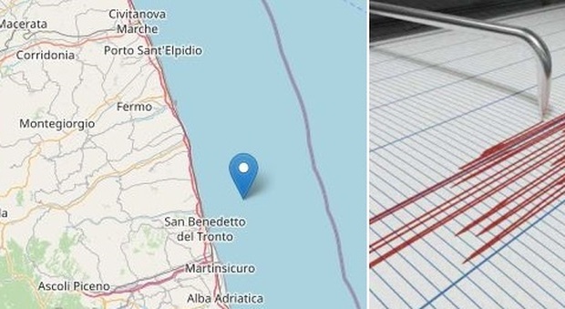 Trema ancora l'Adriatico davanti alle Marche: raffica di scosse di terremoto nella notte