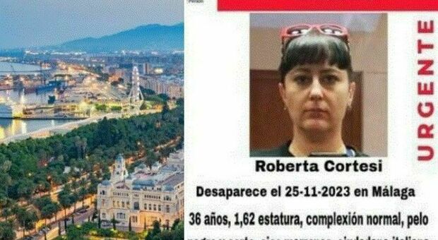 Roberta Cortesi scomparsa a Malaga, gli investigatori: «Non si esclude alcuna pista». I familiari: «Abbiamo paura»
