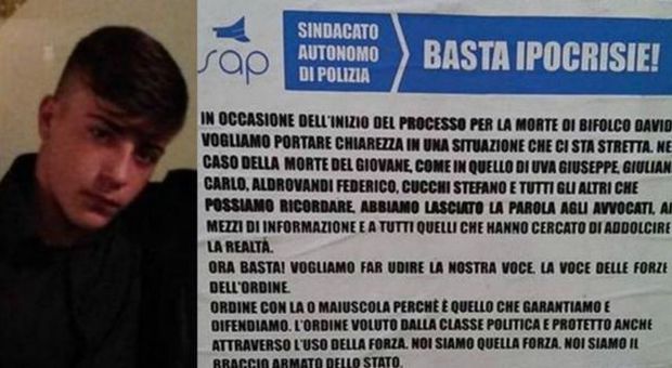 Davide Bifolco ucciso al posto di blocco: falso manifesto indigna il web. Il Sindacato autonomo di polizia: non siamo noi