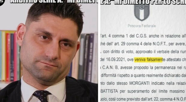 Le Iene, l'ex arbitro Abbattista: «Mi sono dimesso perché sentivo lo schifo». Il documento "fake" e il caso Juve-Inter