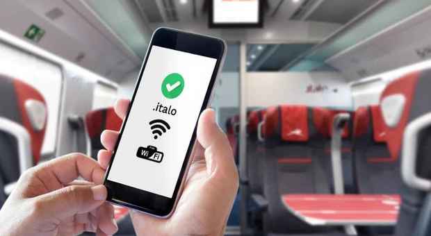 Italo, nuovo sistema per la connessione wi-fi sul treno