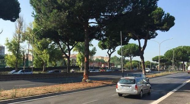 Roma, nuovo incidente sulla Colombo: moticiclista si schianta contro un albero e muore
