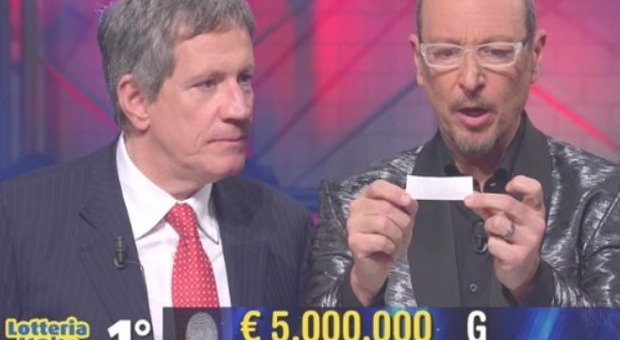 L'estrazione dei biglietti vincenti Lotteria Italia