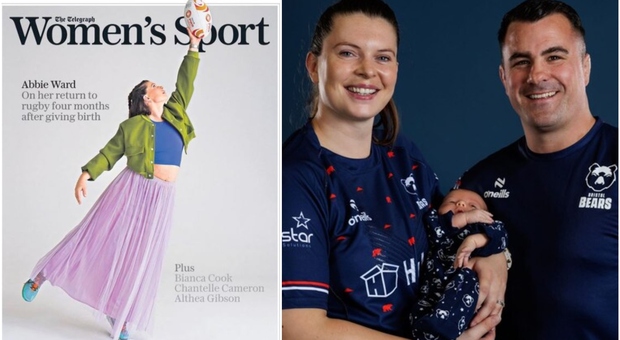 Rugby, Abbie Ward, il doppio record della prima giocatrice in congedo maternità: in meta 4 mesi dopo il parto