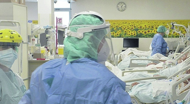 Un paziente ricoverato in ospedale per il Covid