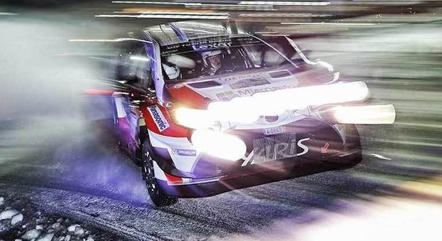 La Toyota Yaris WRC Plus di Latvala al Rally di Svezia