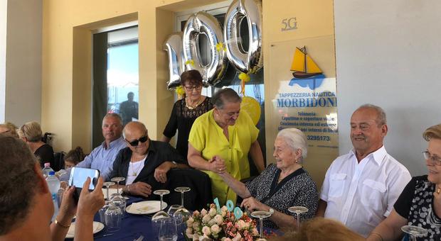 I 100 anni di Albina Goffi a “Babordo” con i saluti del sindaco Mancinelli