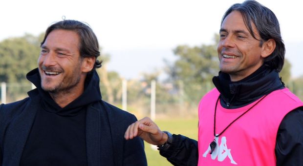 Francesco Totti e Pippo Inzaghi