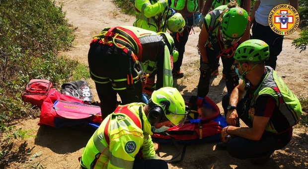 Incidente in mountain bike sul sentiero di Monte delle Valli: ferito un 35enne di Arzegrande