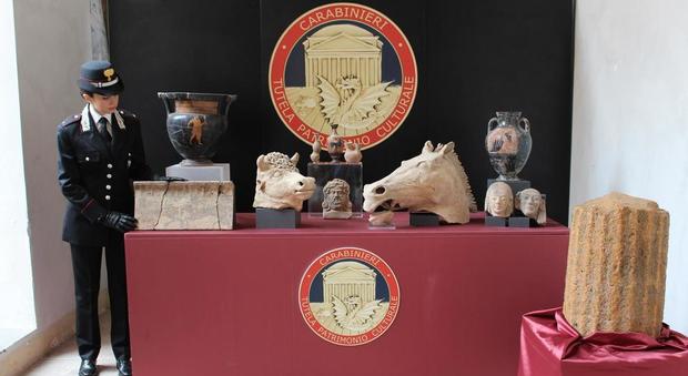beni archeologici: recuperati dai carabinieri reperti rubati per un valore di oltre 900.000 euro