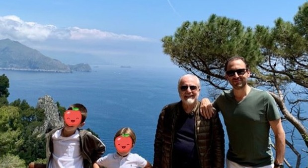 De Laurentiis, festa grande a Capri: i 70 anni in famiglia del patron