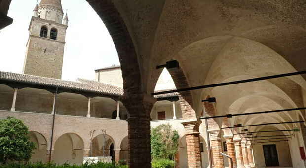 L'abbazia della Vangadizza, chiostro