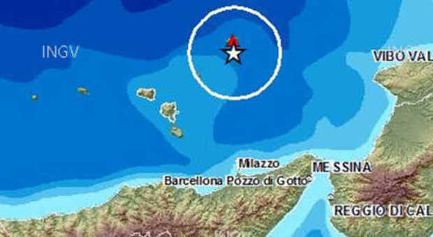 Terremoto, due scosse di magnitudo 3 al largo delle Isole Eolie