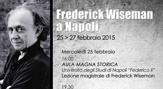 Frederick Wiseman, il grande regista americano è a Napoli