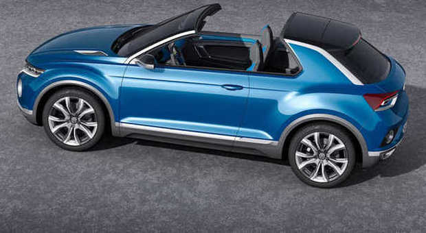 Il Volkswagen T-Roc, il concept di Suv compatto esposto al salone svizzero