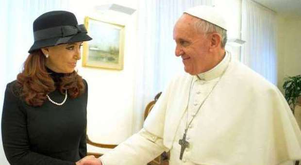 Papa Francesco incontra la presidente argentina Cristina Kirchner