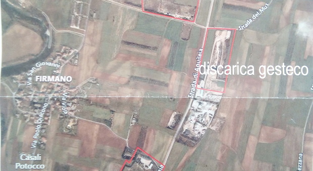 L'area nella quale doveva essere realizzato l'ampliamento della discarica di Premariacco