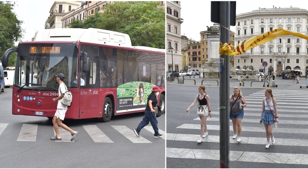 Roma, travolti dal bus sulle strisce pedonali: gravissimi due turisti