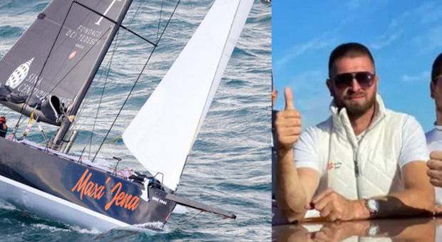 Maxi Jena e lo skipper Milos Radonjic (foto Facebook)