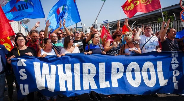 Whrilpool, i sindacati proclamano due settimane di agitazione