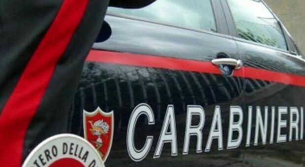 L'intervento dei carabinieri