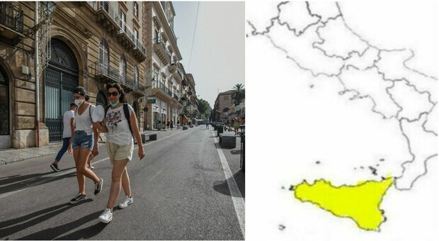 Zona gialla in Sicilia a un passo, la Sardegna migliora. E ora anche un'altra regione rischia il cambio colore