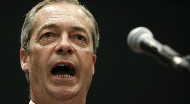 Nigel Farage, 50 anni, è il leader dell'Ukip