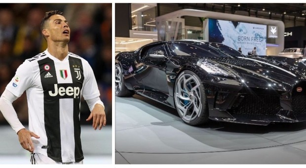 Cristiano Ronaldo cambia auto: nel mirino la Voiture Noire di Bugatti. «Costa 11 milioni di euro»