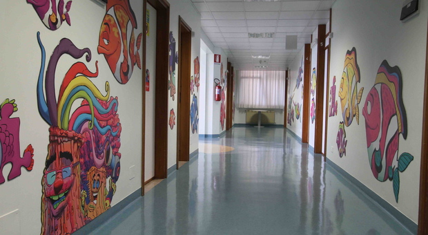 Il reparto della Pediatria dell'ospedale di Pordenone