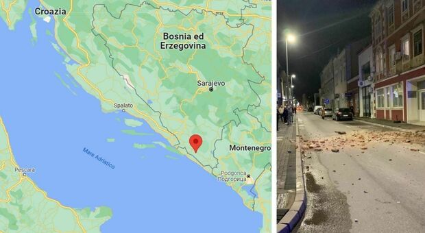 Terremoto in Bosnia di magnitudo 6.0: morta una ragazza di 28 anni