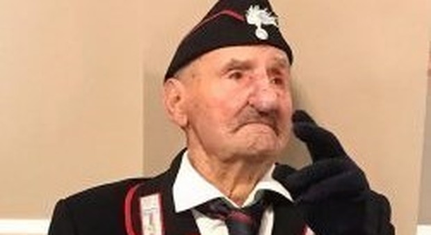 Il carabiniere Bonanotte festeggia i cento anni, ha combattuto sul fronte croato-dalmata