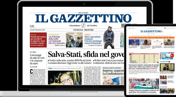 Special week Gazzettino: abbonati a tutti i contenuti del sito per 1 anno a soli 11,99 euro