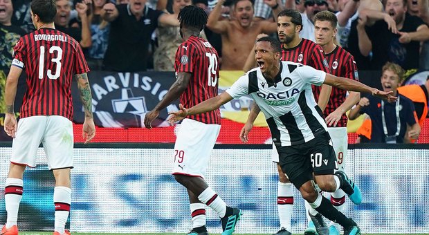 Il Milan di Giampaolo fa subito flop: all'Udinese basta un gol di Becao