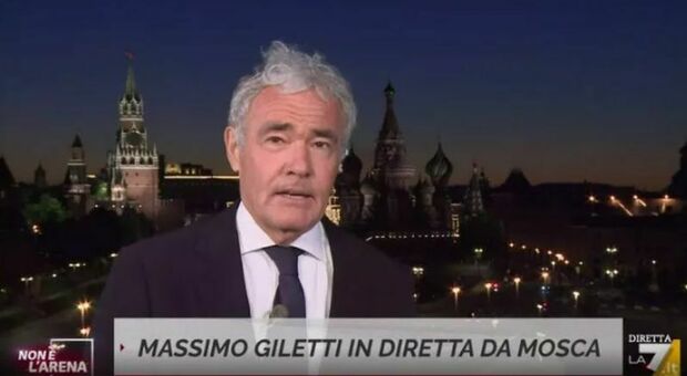 Massimo Giletti, malore in diretta dalla Piazza Rossa dopo l'intervista alla portavoce del ministro Lavrov
