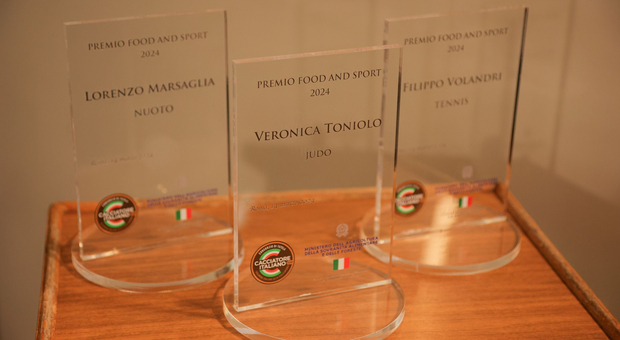 Food&Sport 2024: premiati Filippo Volandri, Veronica Toniolo e lorenzo Marsaglia