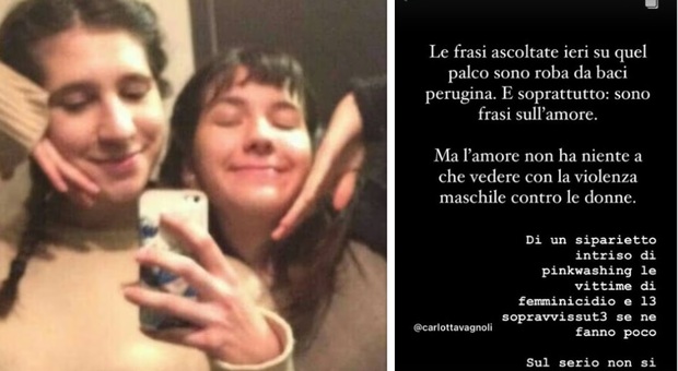 Giulia Cecchettin attacca Sanremo e le "parole dell'amore" lette dagli attori di Mare Fuori: «Roba da Baci Perugina, non si poteva fare meglio?»