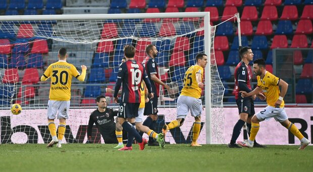 Arslan in pieno recupero e l'Udinese inchioda il Bologna sul 2-2